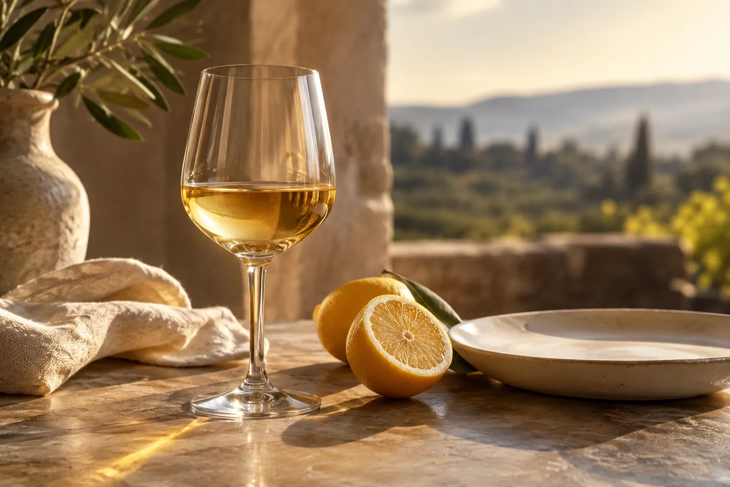 Photo d’illustration générée par IA pour « Petit Manseng ». Scène fictive ; ne représente pas un établissement réel ni une identification botanique.