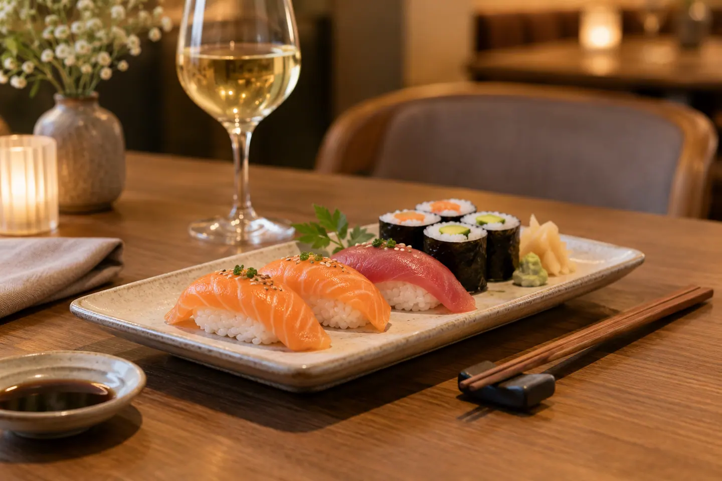 Illustration générée par IA — Sushi